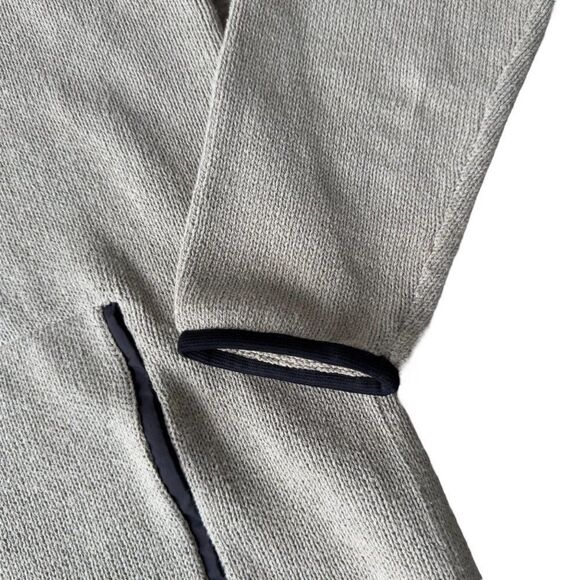 Timberland Vintage 90s Knitted Pullover with Pockets Sweater Beige / Black Men's - Picture 8 of 8